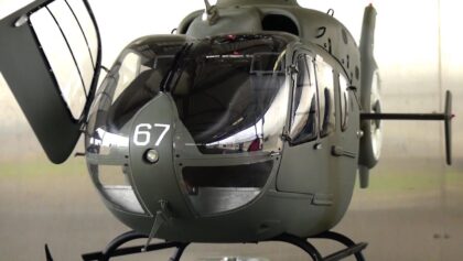 R/C Helicopter EADS Swiss Army Eurocopter EC635 rarly