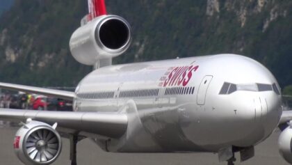 SPECTACULAR MD-11 SWISS RC TURBINE MODEL AIRLINER AIRPLANE