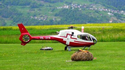 Swiss Scale RC Turbine Model Helicopter Eurocopter EC120B Colibri