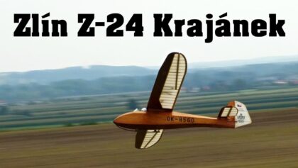 Zlin Z-24 Krajanek | mini scale RC gliders | Hat