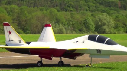 Сухой Су-57 Russian R/C Stealth Fighter Turbine Model Jet very