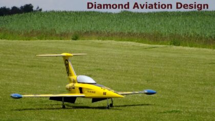 Diamond Aviation Design, PBS TJ jet turbine powered RC model,