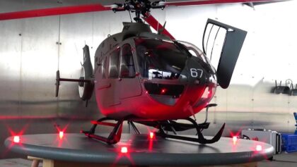 AMAZING SWISS MILITARY AIR FORCE EUROCOPTER EC-135 SCALE RC HELICOPTER