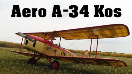 Aero A-34 Kos | scale RC biplane | 4K |
