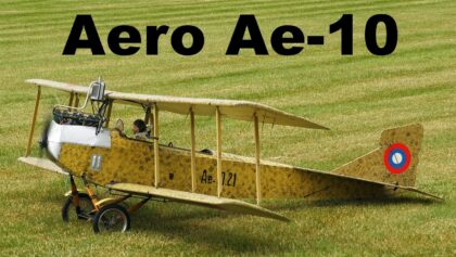 Aero Ae-10 | scale RC biplane | 4K | Trebic