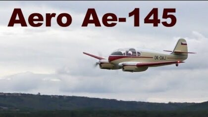 Aero Ae-145, giant scale RC aircraft with engine sound system,