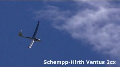 Aerotow RC models Zlin Z 43 + Ventus 2cx (first