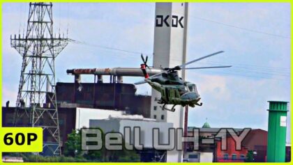 BEAUTIFUL DETAILED XXL BELL UH-1Y FLIGHT DEMO – HELIDAY DUISBURG