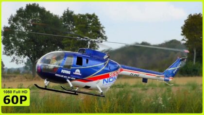 BERND PÖTING AEROBATIC FLIGHT WITH HIS BO105 POWERED BY JETCAT