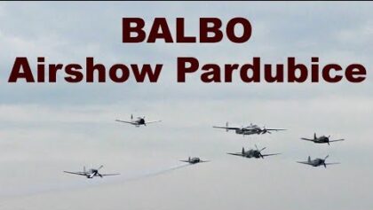 Balbo – great airshow aircraft formation, Pardubice Airshow 2017