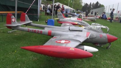 D.H 112 De Havilland Venom FB.50 RC Turbine Scale Model