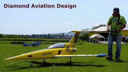 Diamond Aviation Design, PBS TJ jet turbine powered RC model,