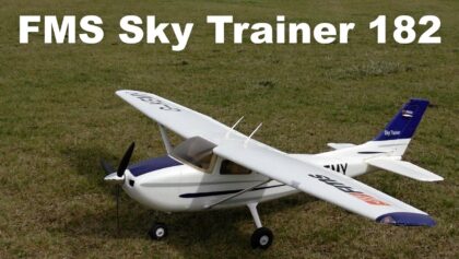 FMS Sky Trainer 182, electric powered RC airplane, 2017