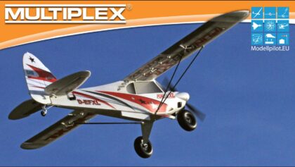 FUNCUB XL MULTIPLEX RC POWER MODEL VIDEO TESTREPORT “FLUGBERICHT” FUN