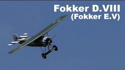 Fokker D.VIII, scale RC airplane, 2018