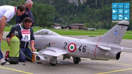 GIANT RC TURBINE JET FIAT G.91 GIANLUCA DE MARCHI ITALY