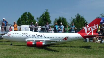 Giant Boeing 747 RC Turbine Model Airliner together with 2x