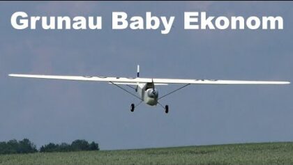 Grunau Baby Ekonom, scale RC airplane, 2018