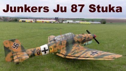 Junkers Ju 87 Stuka, giant scale RC airplane, 2017