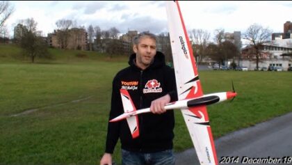 Maiden flight Adagio 280 with AS3X stabilize System Eflite BNF