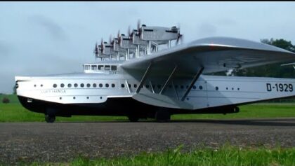 Michael Bräuer Dornier DO-X 1929 giant flying boat with 12x