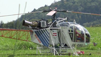 PERFEKT DETAILED LAMA SA-315B RC TURBINE HELICOPTER MODEL FLIGHT