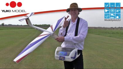 PILATUS B4 by YUKI MODEL RC GLIDER VIDEO TESTREPORT “FLUGBERICHT”