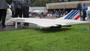 Peter Michel RC Concorde Air France Model Turbine Jet Hausen