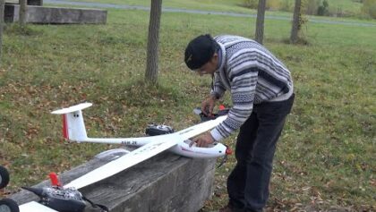 Piedro and ASW-28 RC Sailplane with a Brushless Electro Motor