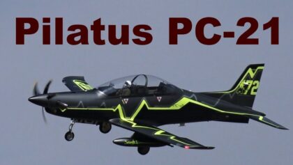 Pilatus PC-21 TOMAHAWK Design, pilot Gernot Bruckmann, 2018