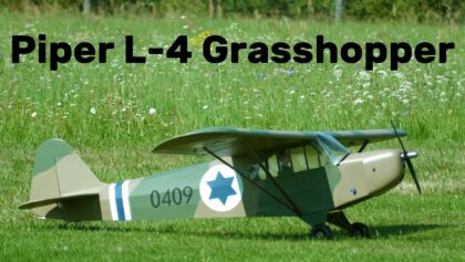 Piper L-4 Grasshopper | scale RC airplane | 4K |