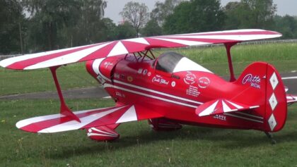 Pitts Special RC Airplane Aerobatics with smoke Oldtimermeeting 2018