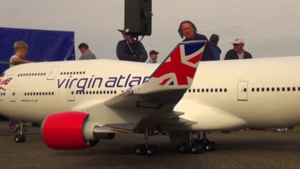Queen of the Skies Boeing 747 RC Turbine Airliner Model