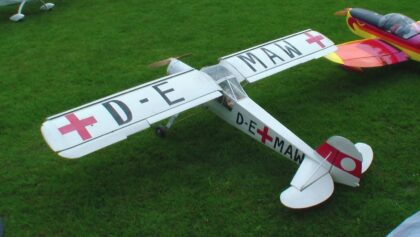 R/C Flugzeug “Storch” Letzter Flug