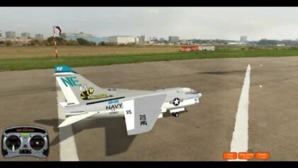 RCHeliJet RC Video Producer Switzerland Scale A-7 Corsair Model Jet