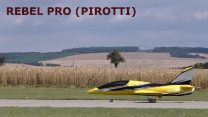 REBEL PRO Pirotti Models Elite Aerosports, sport jet RC airplane,