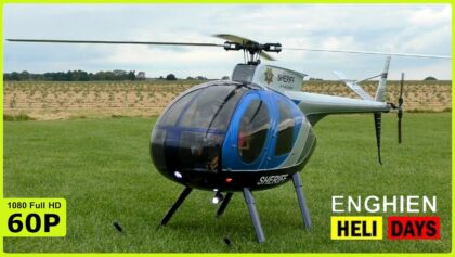 SPORTY FLYING OF A BIG HUGHES 369A POLICE | HELIDAYS