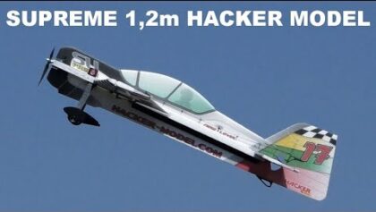 SUPREME 1,2m HACKER MODEL, maiden flight, 2020