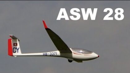 Schleicher ASW 28, scale RC sailplane, 2018