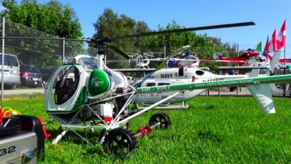 Schweizer 300C Hughes Nitro RC Scale Helicopter (Bendern/Liechtenstein)
