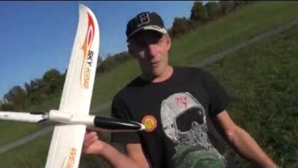 Sweet R/C Sailplane WLtoys F959 Sky King Crash resistant Outtakes@End