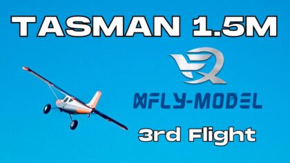 XFly-Model Tasman 1500mm STOL | TOUCH’N’GO 3rd FLIGHT (English/Français) 4K