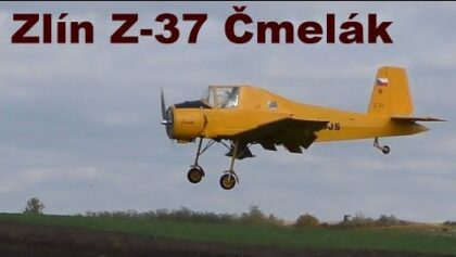 Zlin Z-37 Cmelak, scale RC aircraft, 2017