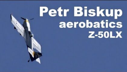 Zlin Z-50LX aerobatics, pilot Petr Biskup, Pardubice Airshow, 2018