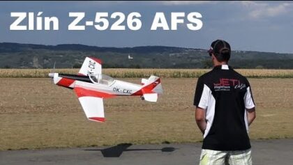 Zlin Z-526 AFS, Jan Spatny acrobatic flight, 2018