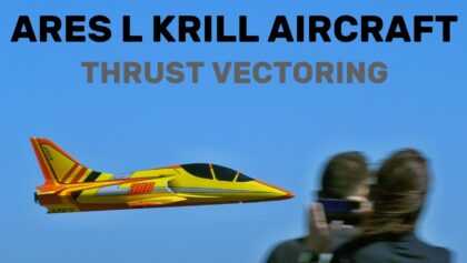ARES KRILL AIRCRAFT | thrust vectoring jet turbine RC model