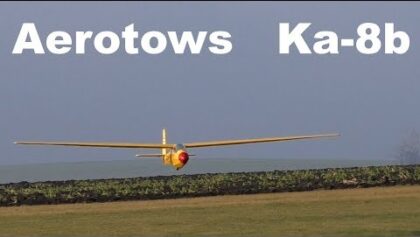 Aerotow RC models Piper J-3 Cub + Ka-8b, 2018