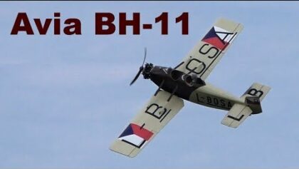 Avia BH-11, giant scale RC airplane, Nesvacily 2019