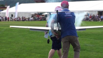 “Burning” RC Jet Team Luxemburg Gerard Lucien Fan Trainer “Overheat”