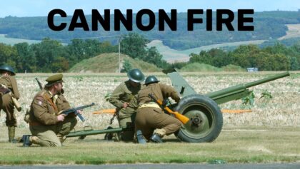 CANNON FIRE during airport defense | 4K | Czech Heaven